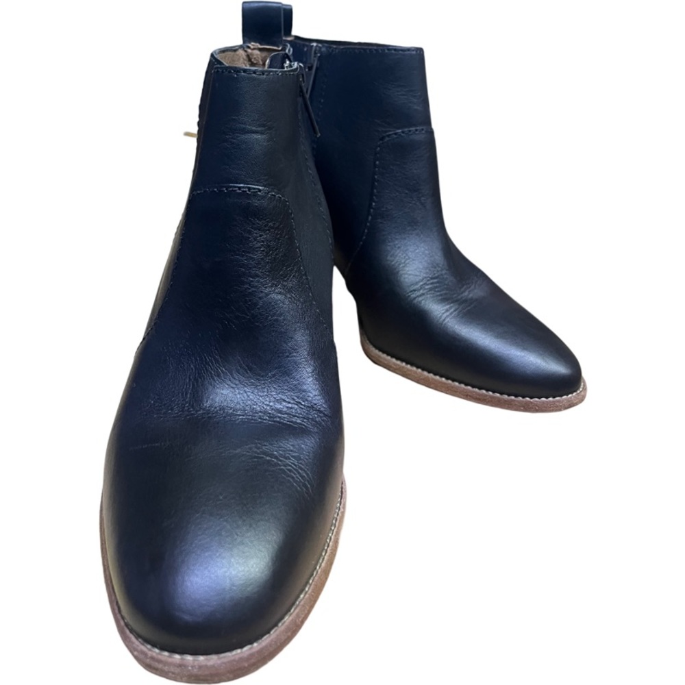 Madewell Brenner Boot Leather Ankle Boot  Zip Women US 9.5